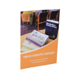 3346 Twelve Concepts Checklist