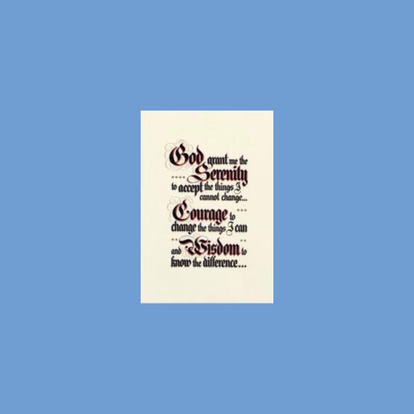 Serenity Prayer Parchment