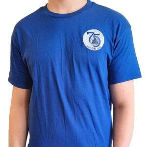 Blue Embroidered T-Shirt