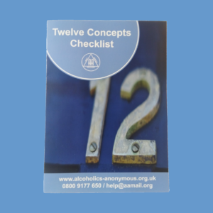 Twelve Concepts Checklist