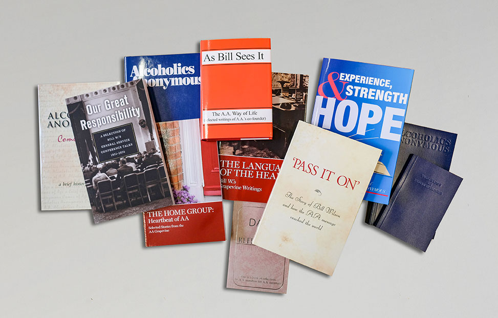 A selection of leaflets and books available from the AA online shop.