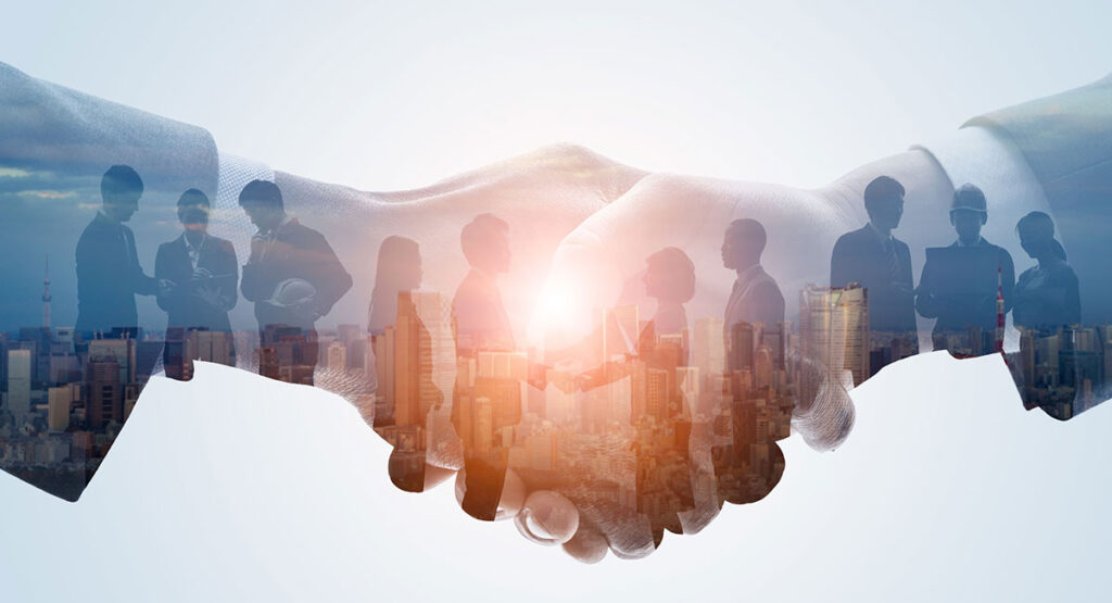 Hands clasping - Religious communities