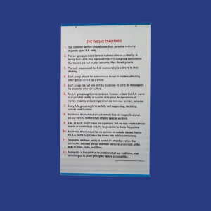 12 Traditions Banner (146cm x 91cm)